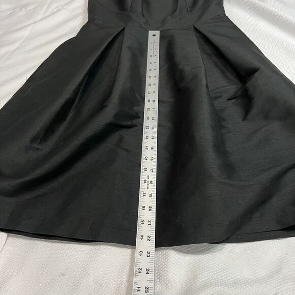 Alfred‎ Sung Black Cocktail Party Dress Shoulder Detail - Picture 5 of 11